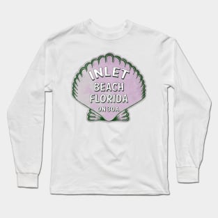 Inlet Beach Florida 30A Vintage Shell 30 A Long Sleeve T-Shirt